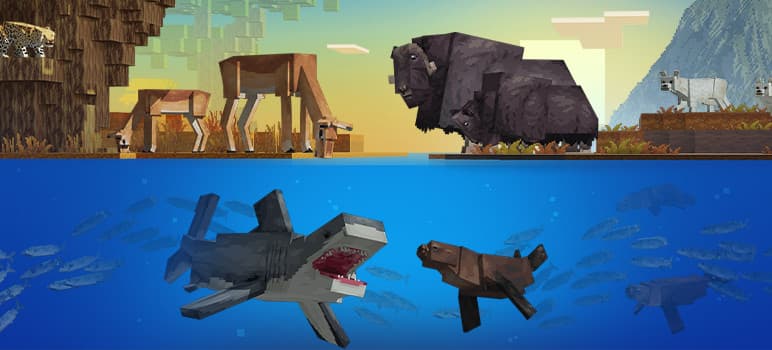 Atraskite Planet Earth III DLC: nuostabi gamta Minecraft pasaulyje